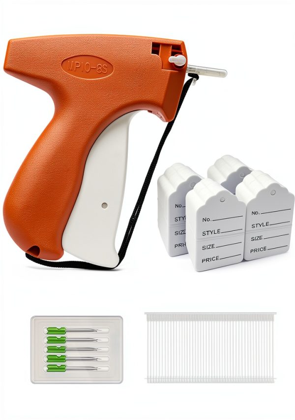 Fifchall Orange Plastic Tag Gun for Office Use-1