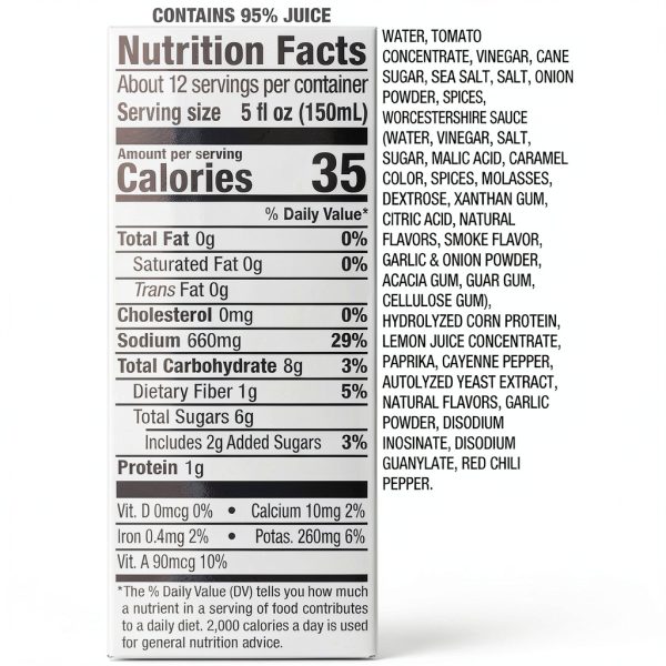 Bloody Mary Mix Mr & Mrs T Mixer 95% Juice-7