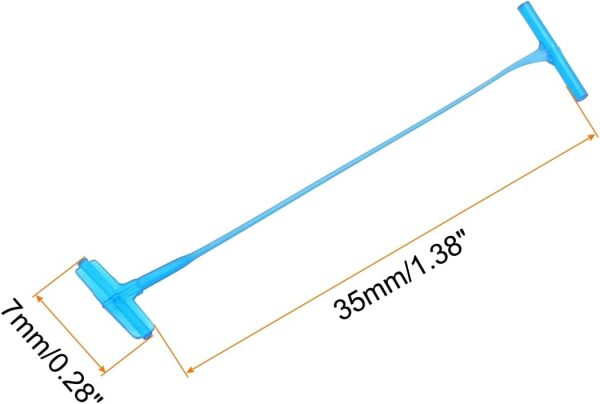 MECCANIXITY Tag Attacher Gun Plastic Blue 35mm-1