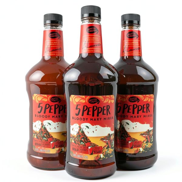 5 Pepper Bloody Mary Mix Master of Mixes Mixer-0