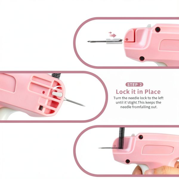 Tagging Gun BLK8IGHT Mini Stitch Kit Pink Portable-3