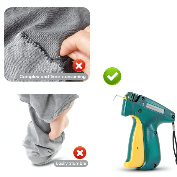 wilfox Fabric Stitch Gun Plastic GreenYellow-3