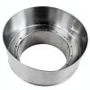MHS 6” x 8” Stainless Steel Stove Pipe Reducer/Increaser 24ga 5" Tall-1