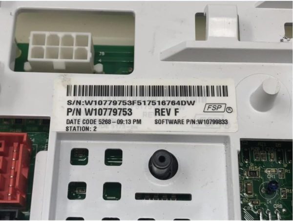Washer Control Board AVDS W11124765 AP6278057 for Whirlpool WTW4815EW1-3