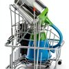 6pcs Flexible Dishwasher Inserts Stainless Steel Drainer Bottle Holder Dishwasher Drain Sticks for Standard Racks-2