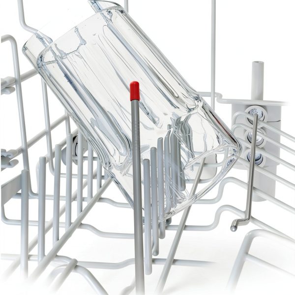 6pcs Flexible Dishwasher Inserts Stainless Steel Drainer Bottle Holder Dishwasher Drain Sticks for Standard Racks-5
