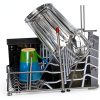 6pcs Flexible Dishwasher Inserts Stainless Steel Drainer Bottle Holder Dishwasher Drain Sticks for Standard Racks-8