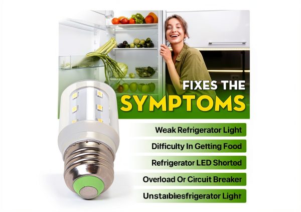 AZH LED Light Bulb Replacement for Frigidaire Refrigerator Models-4