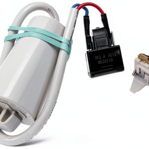 4.7 Ohm 3-Pin PTC Start Relay QP2-4.7G12 Kit for Mini Fridges and Wine-0