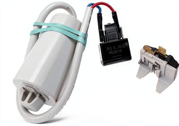 4.7 Ohm 3-Pin PTC Start Relay QP2-4.7G12 Kit for Mini Fridges and Wine-0